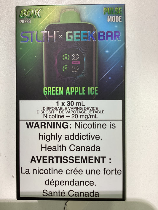STLTH x Geek Bar 80K Green Apple Ice
