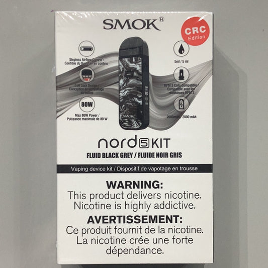 SMOK Nord 5 kit Fluid Black Gray