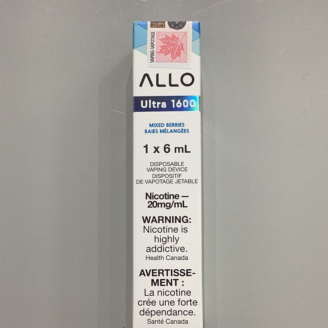 Allo Ultra 1600 Mixed Berries (20mg/6ml)