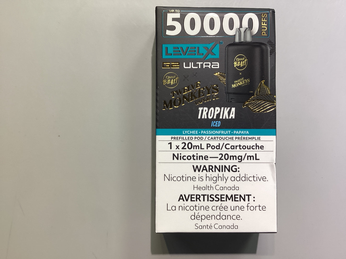 12 Monkeys Level X 50K Tropika Iced POD