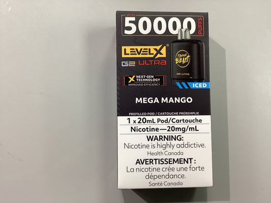 FB level X Ultra G2 Pod Mega Mango Iced