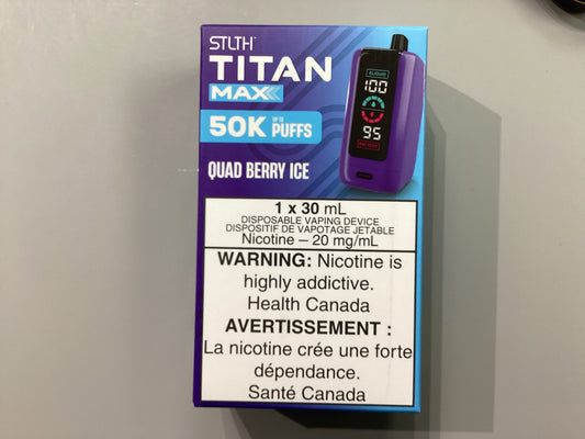 STLTH TITAN MAX 50K Quad Berry Ice