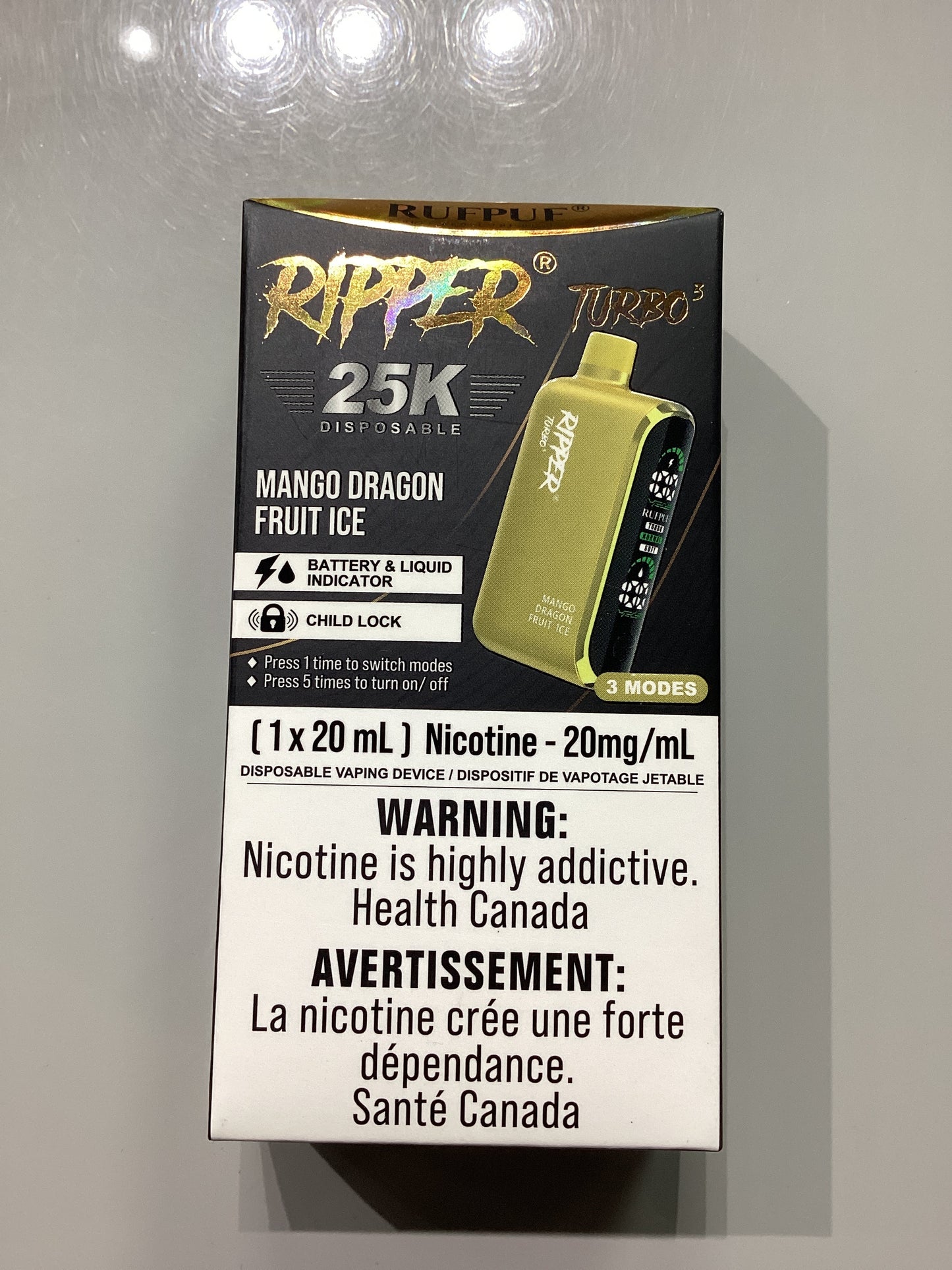 Ripper Turbo 3 25K Mango Dragonfruit Ice