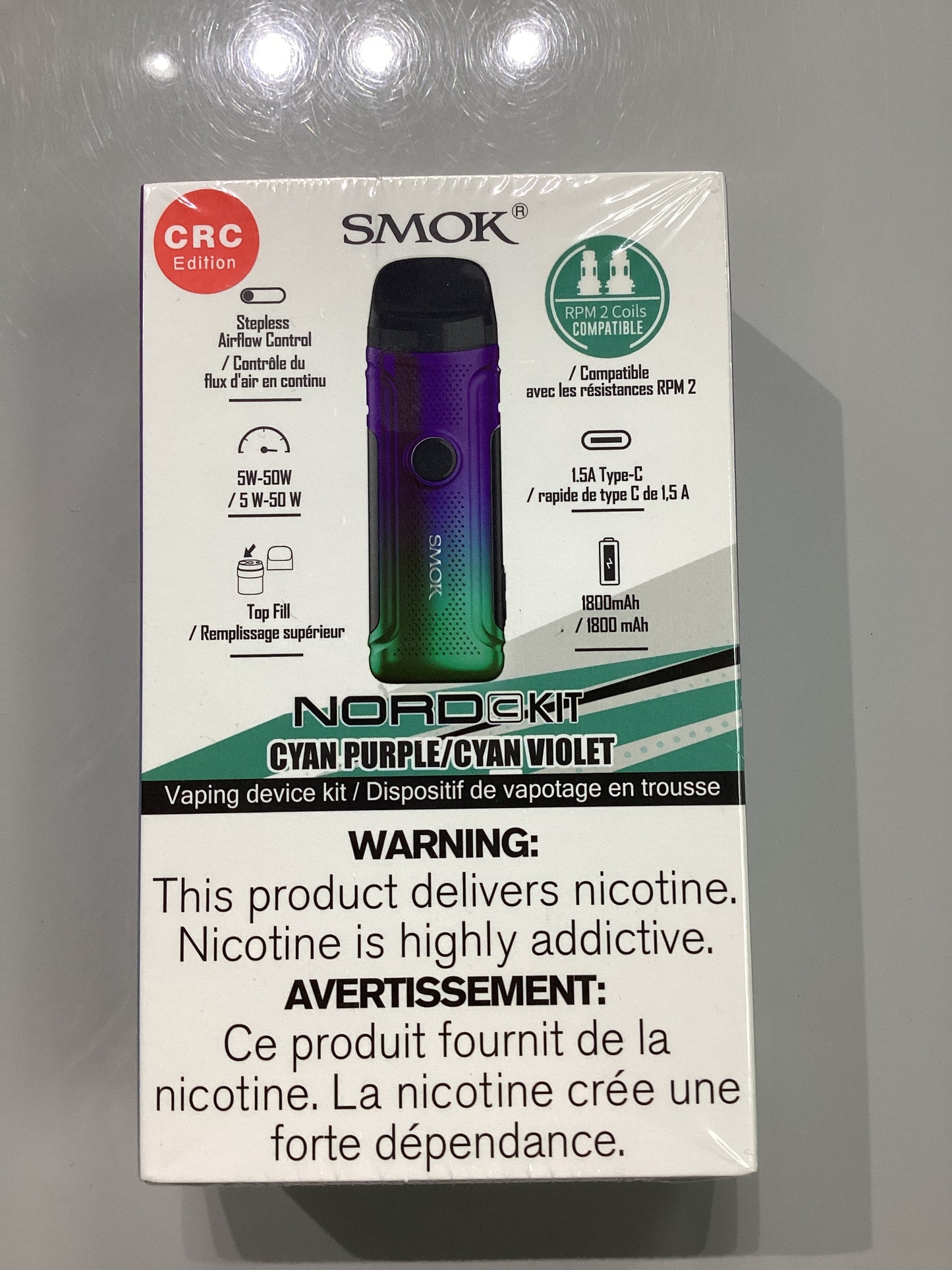 SMOK Nord C Device Kit - Cyan Purple