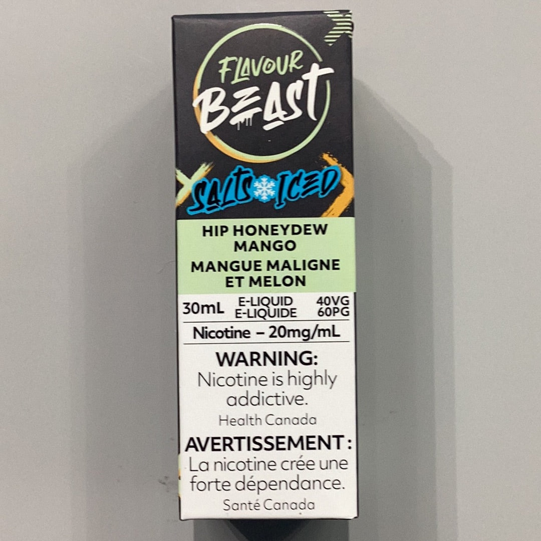 Flavour Beast Hip Honeydew Mango Iced Salts E-Liquid 30ml/20mg