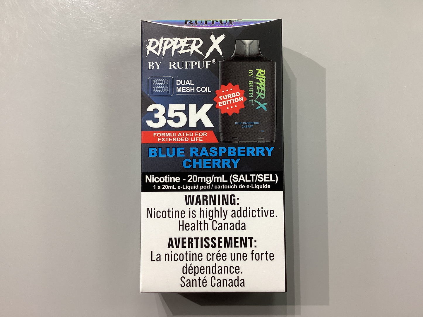 Ripper X 35k Blue Rasberry Cherry Pod