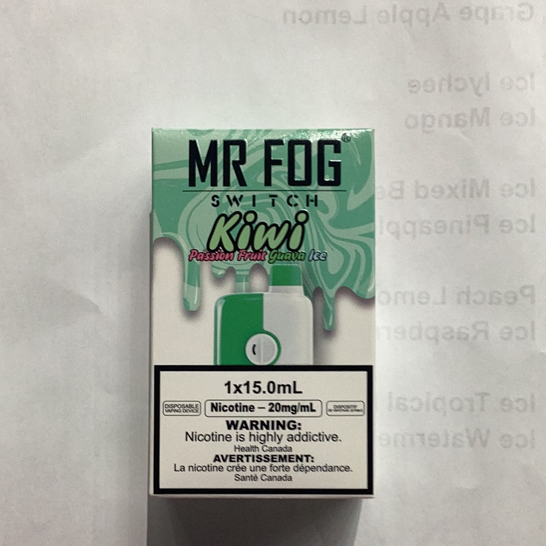 Mr. Fog Switch Kiwi Passion Fruit Guava Ice