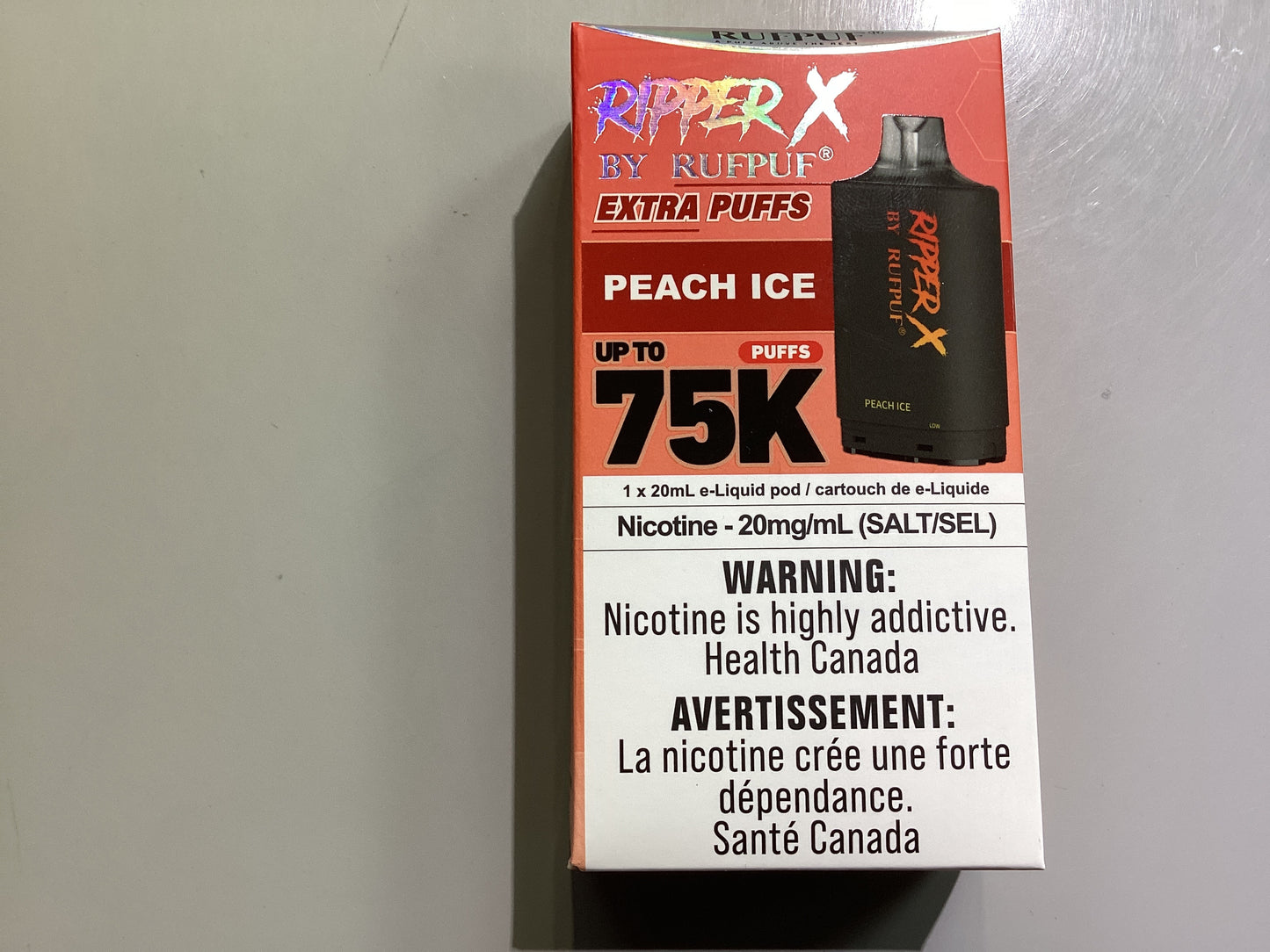 Ripper X 75 Peach ice Pod