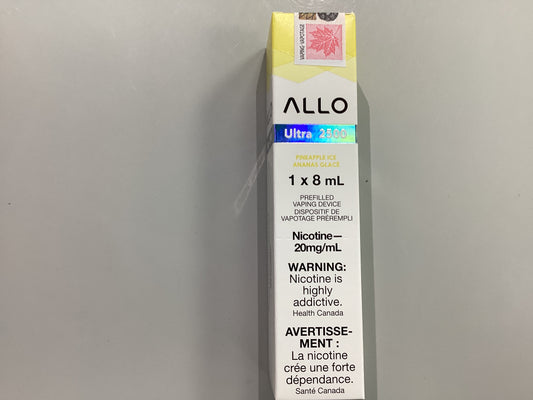 Allo Ultra 2500 Pineapple Ice (20mg/8ml)