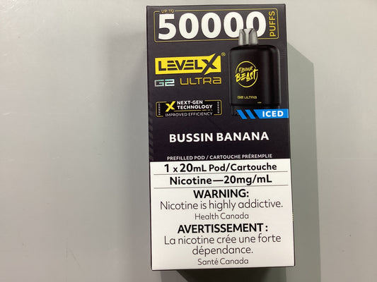 FB level X Ultra G2 Pod Bussin Banana Iced