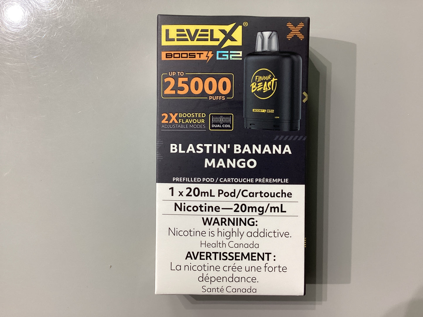 Flavour Beast Level X Pod 25K Blasting Banana Mango