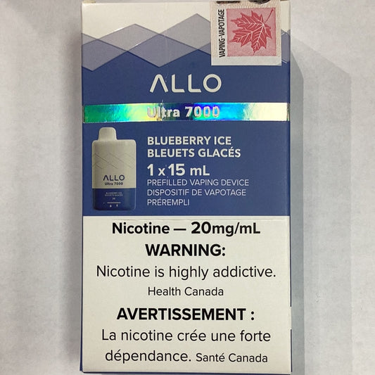 Allo Ultra 7000 Blueberry Ice (20mg/15ml)