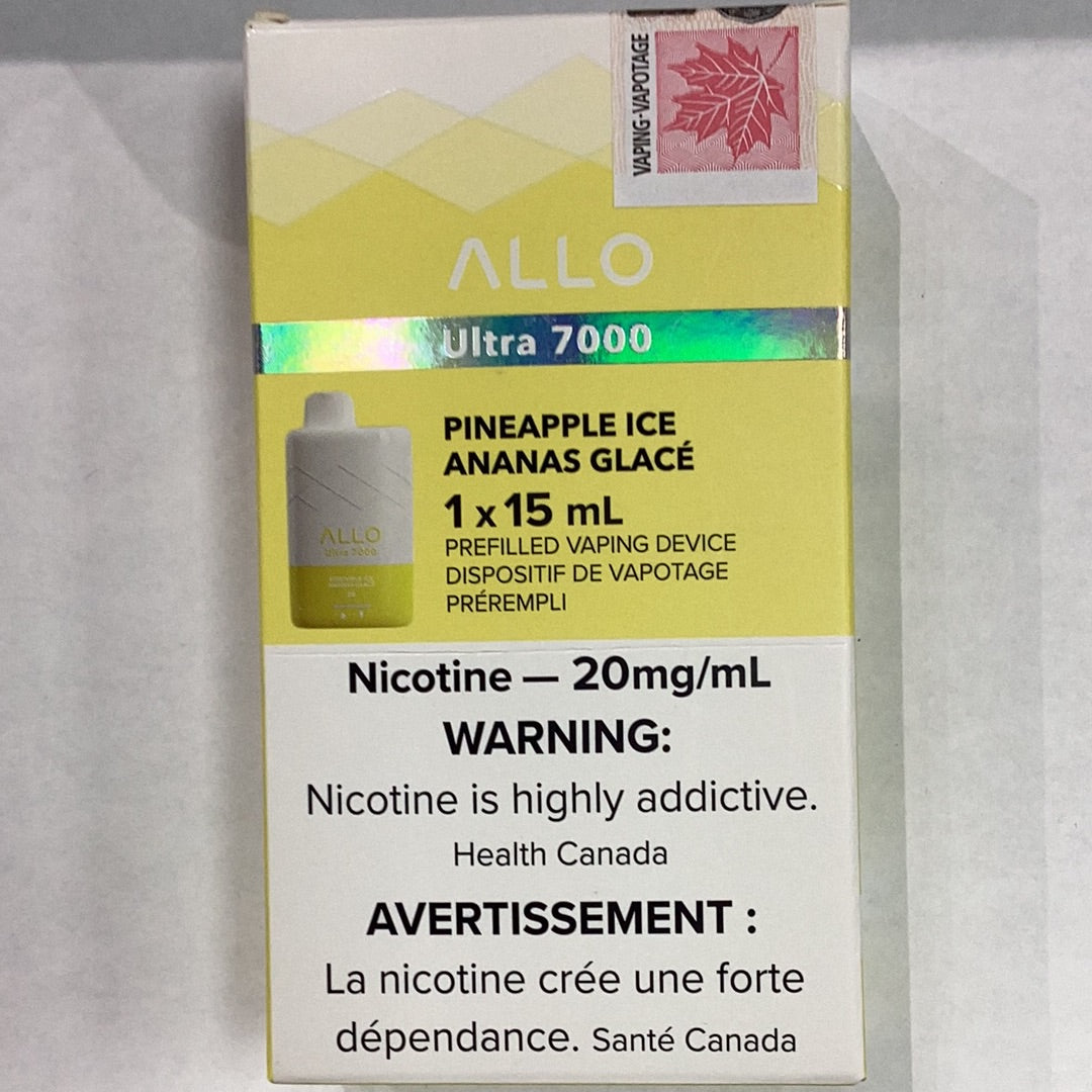 Allo Ultra 7000 Pineapple Ice (20mg/15ml)