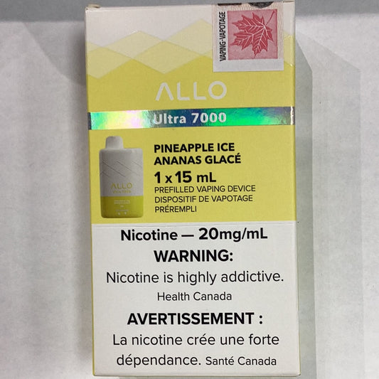 Allo Ultra 7000 Pineapple Ice (20mg/15ml)