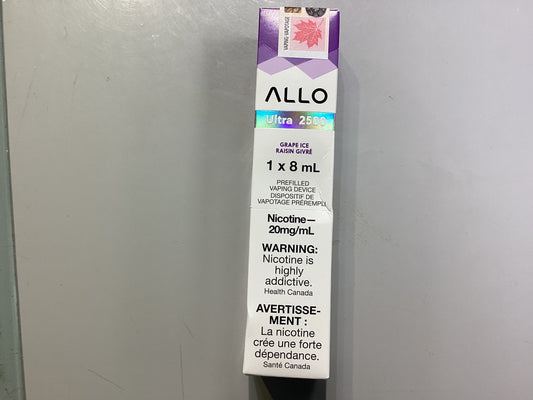 Allo Ultra 2500 Grape Ice(20mg/8ml)
