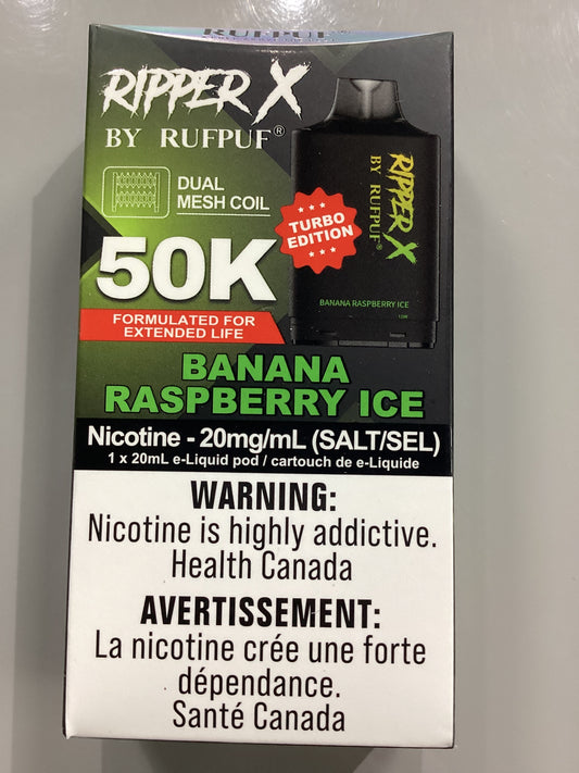 Ripper X 50K Banana Rasberry