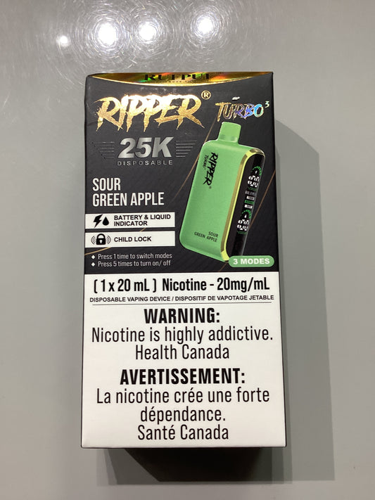 Ripper Turbo 3 25K Sour Green Apple