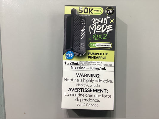 Beast Mode Max2 50K Pumped Up Pineapple Iced