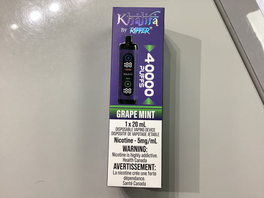 Ripper Khalifa Grape Mint 40K 5MG/20ml