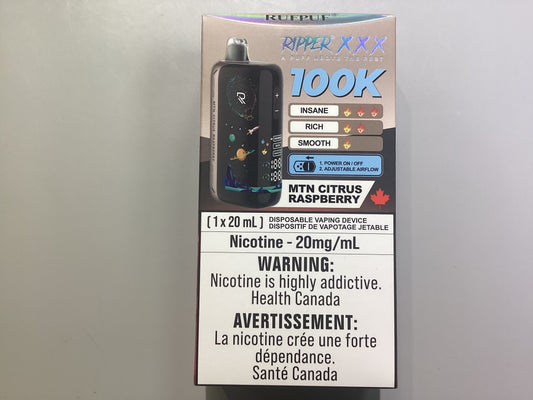 Ripper XXX 100k MTN Citrus Raspberry
