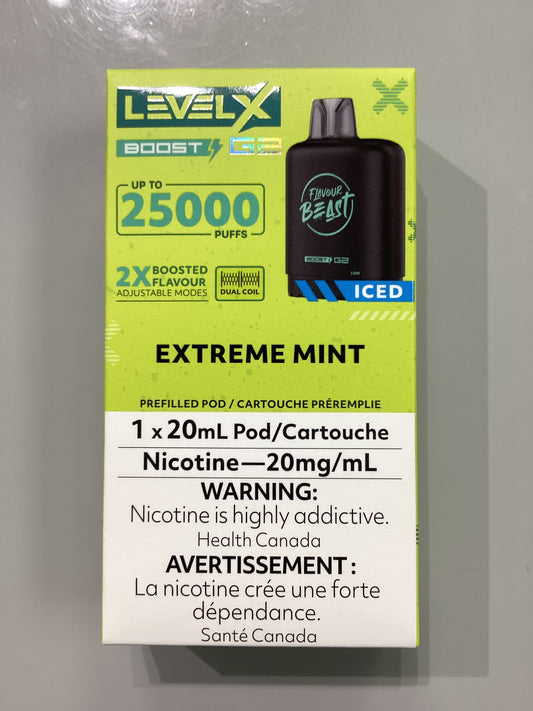 Flavour Beast Level X Pod 25K Extereme Mint Iced