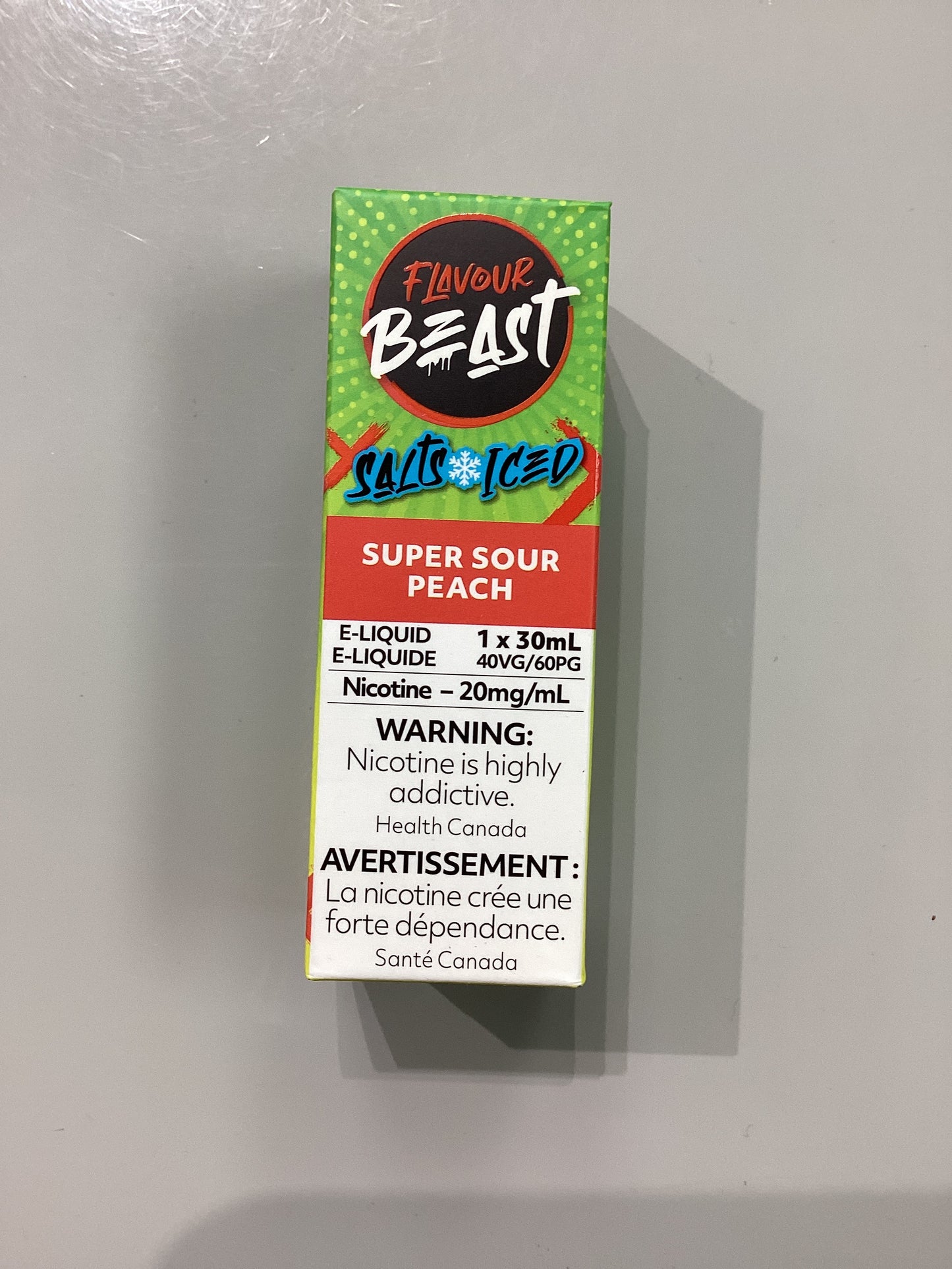 Flavour Beast Super Sour Peach Salts E-Liquid 30ml/20mg