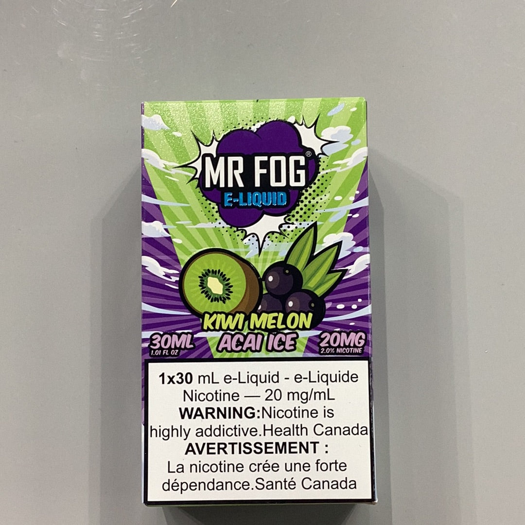 Mr Fog E Liquid Kiwi Melon Acai Ice