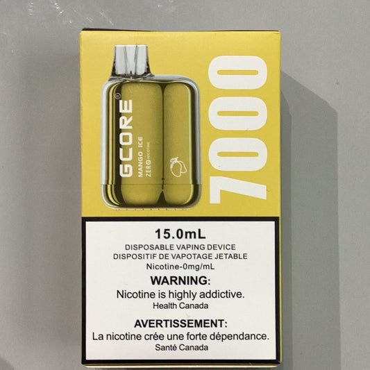 GCore 7000 Blue Mango Ice 0mg 15ml No Nic