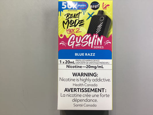Beast Mode Max2 50k Gushin Blue Razz
