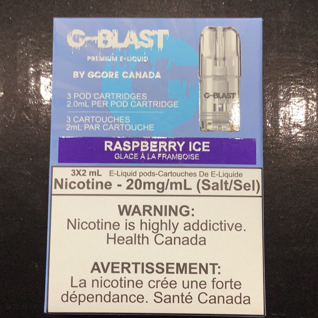 G-Blast Raspberry Ice pods (3x2ml)