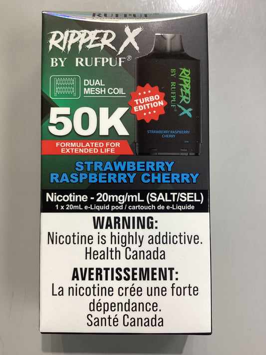 Ripper X 50k Strawberry Rasberry Cherry Pod