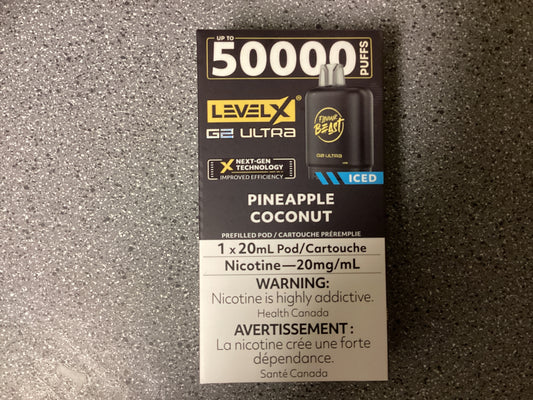 FB level X Ultra G2 Pod Pineapple Coconut Iced