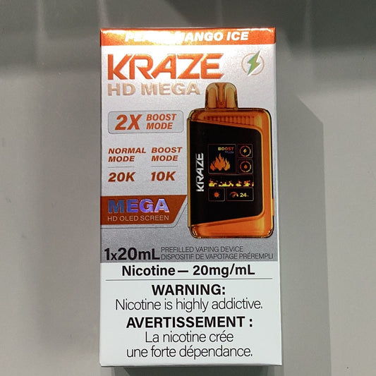 Kraze HD Mega 20K Peach Mango Ice