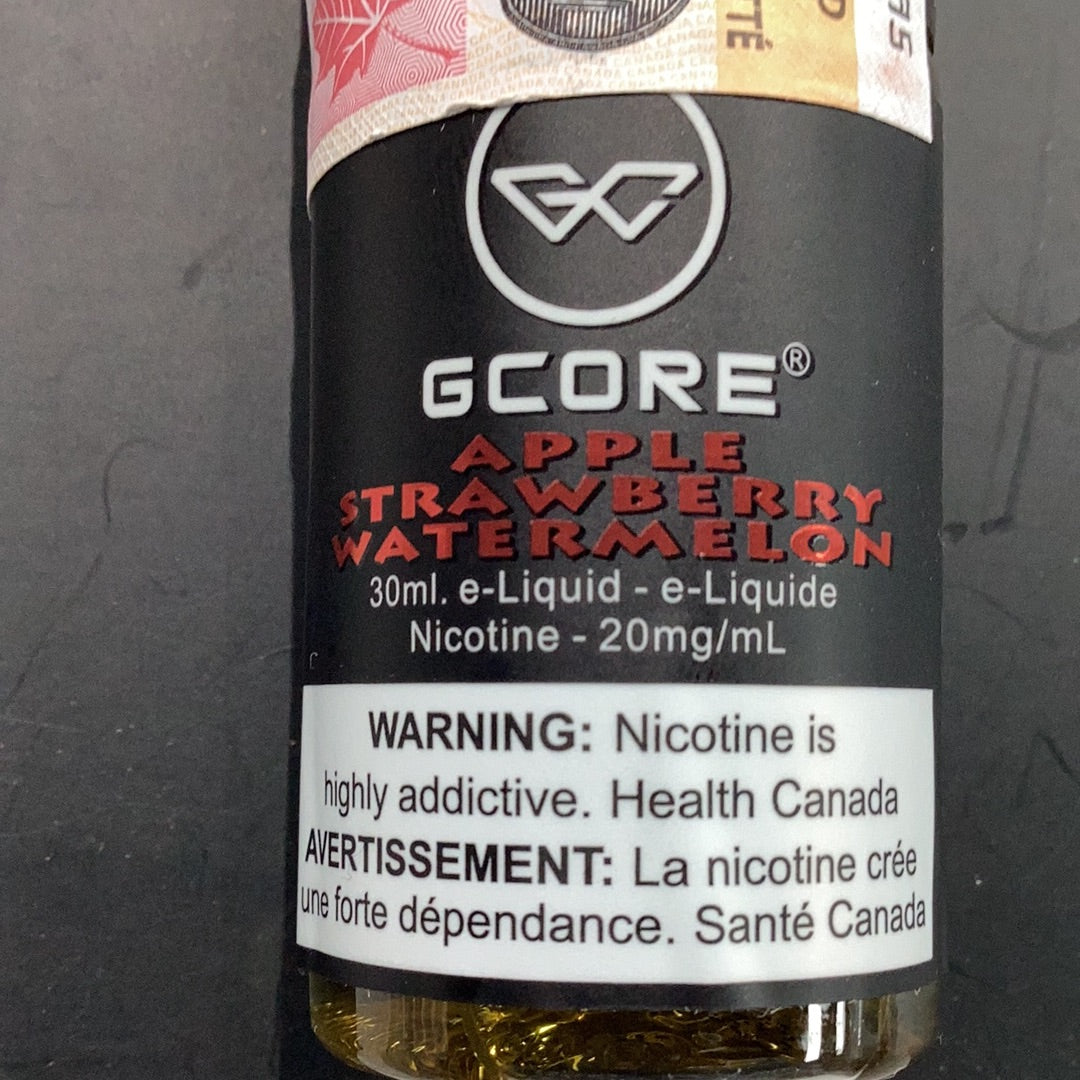 GCore Apple Strawberry Watermelon E- Liquid 30ml/20mg