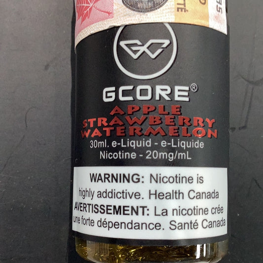 GCore Apple Strawberry Watermelon E- Liquid 30ml/20mg