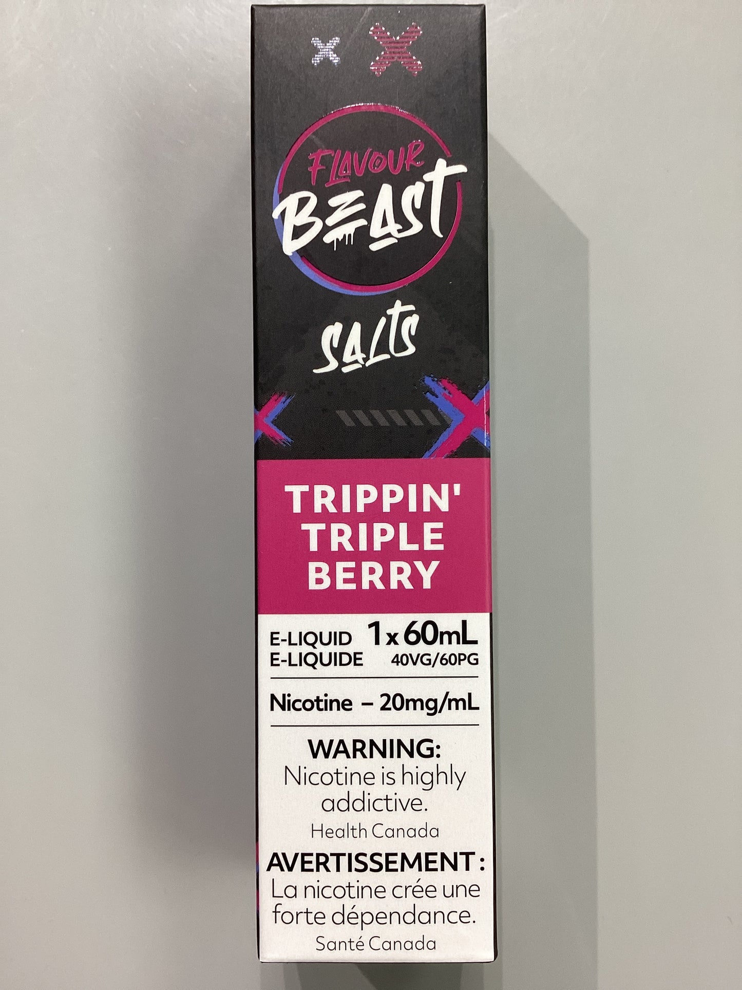 Flavour Beast Trippin Triple Berry Salts E-Liquid 60ml/20mg