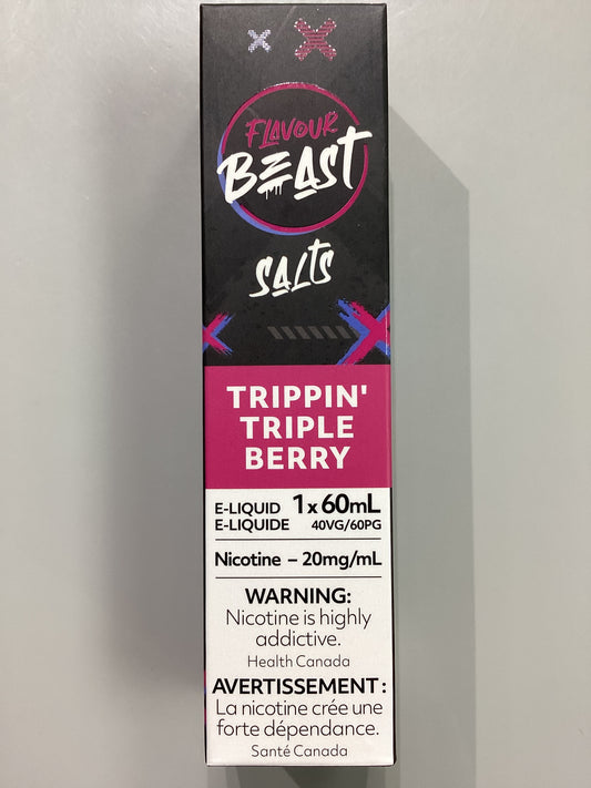 Flavour Beast Trippin Triple Berry Salts E-Liquid 60ml/20mg