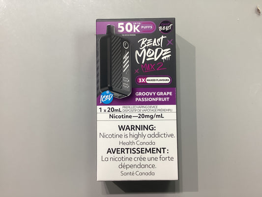 Beast Mode Max2 50K Groovy Grape Passionfruit Iced