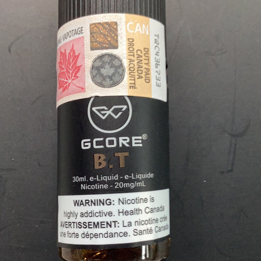 GCore B.T.  E-Liquid 30ml/20 mg