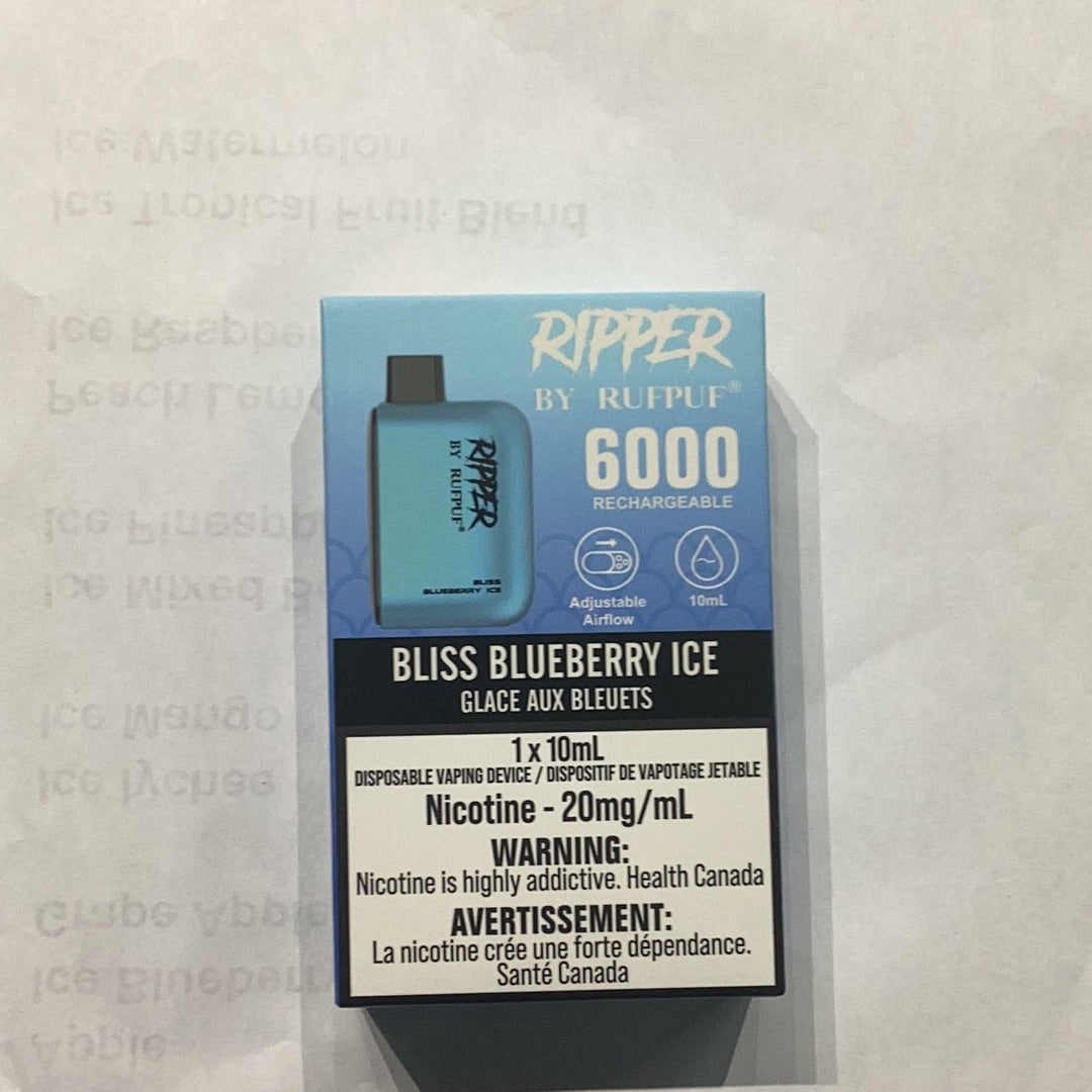 Ripper 6000 Bliss Blueberry Ice