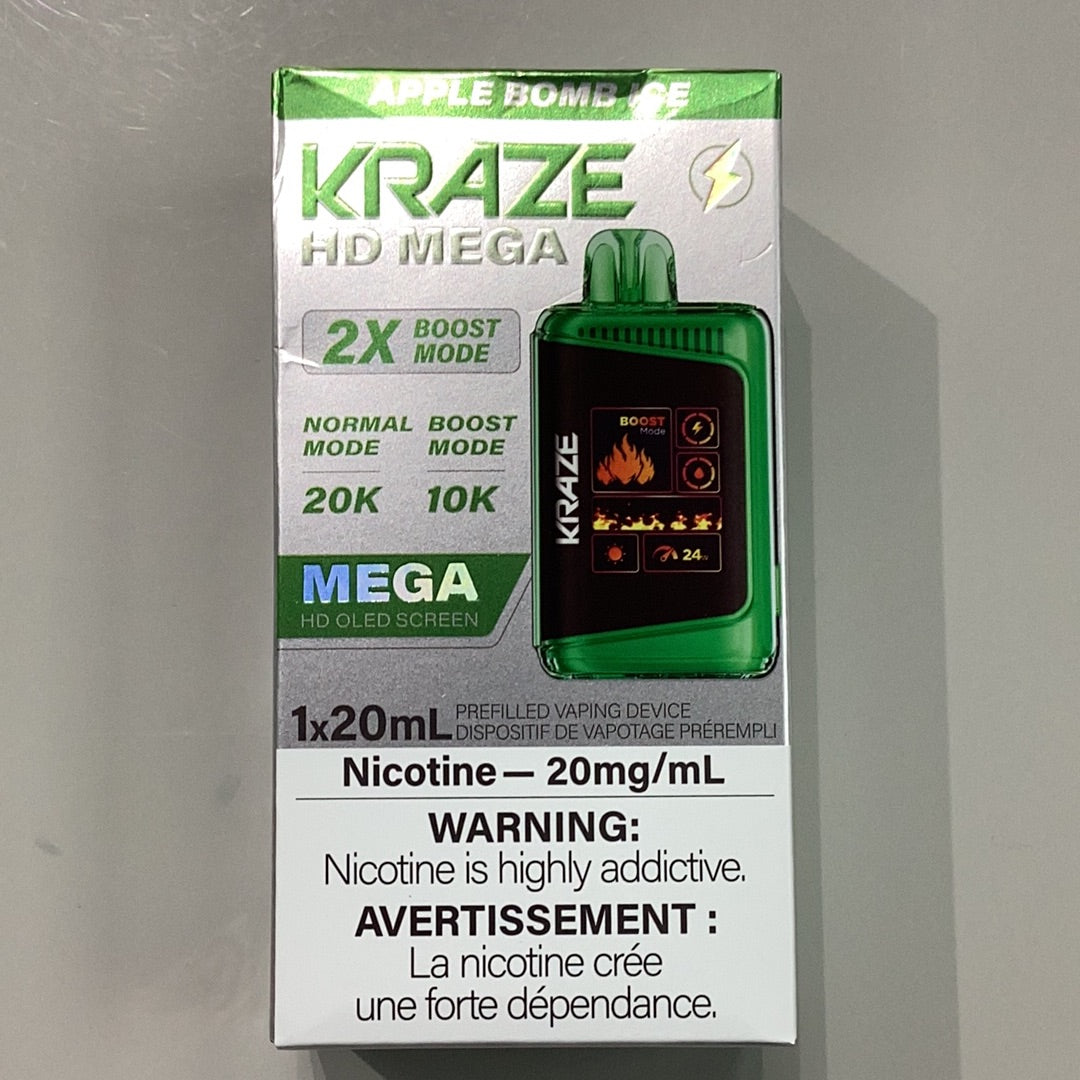 Kraze HD Mega 20K Apple Bomb Ice