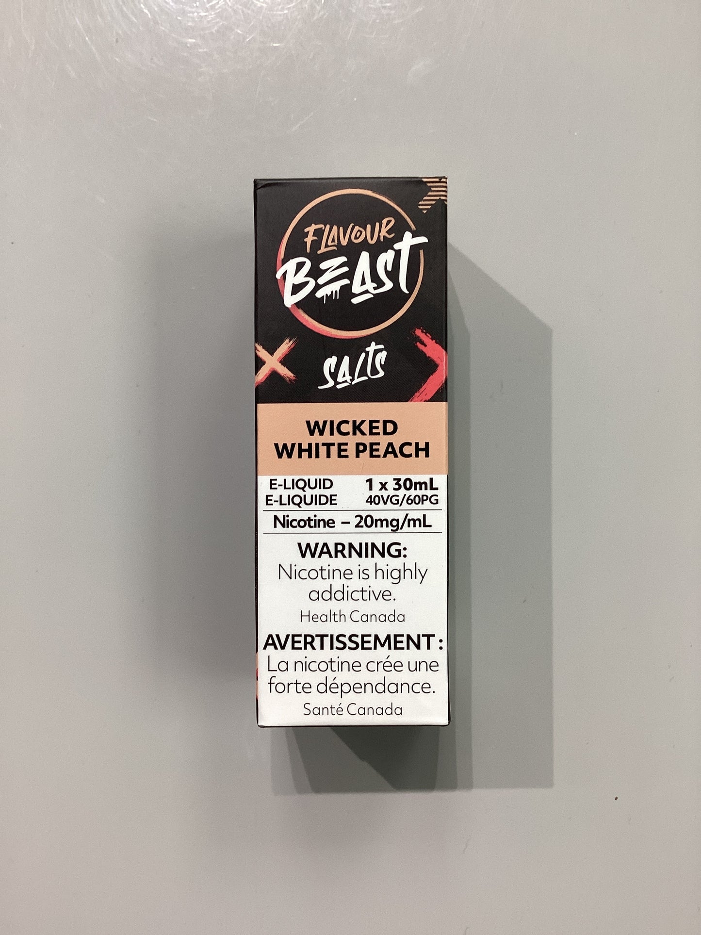 Flavour Beast Wicked White Peach Salts E-Liquid 30ml/20mg