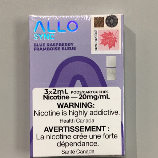 Allo Sync Blue Raspberry Pod (3x20mg)