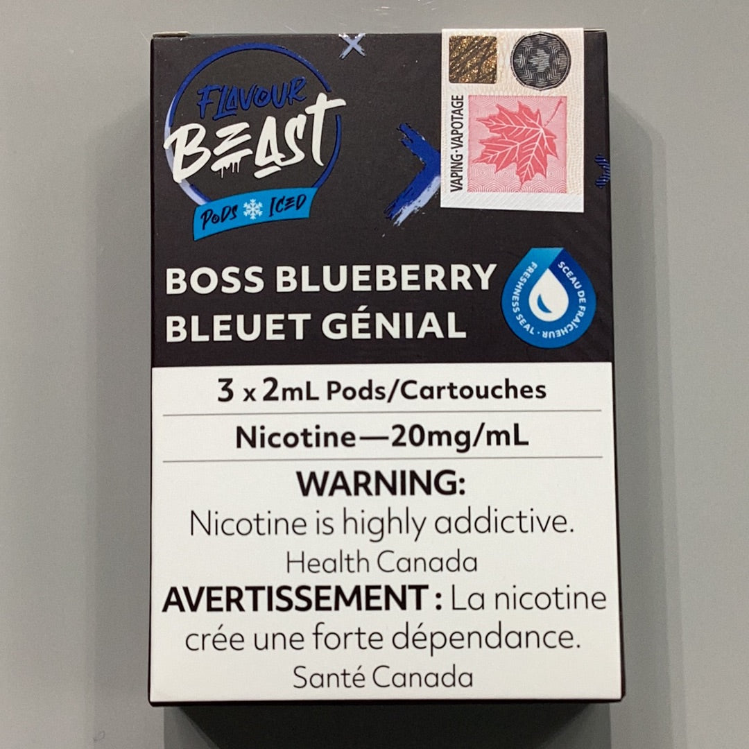 Flavour Beast Pod Iced Boss Blueberry (3x2ml)