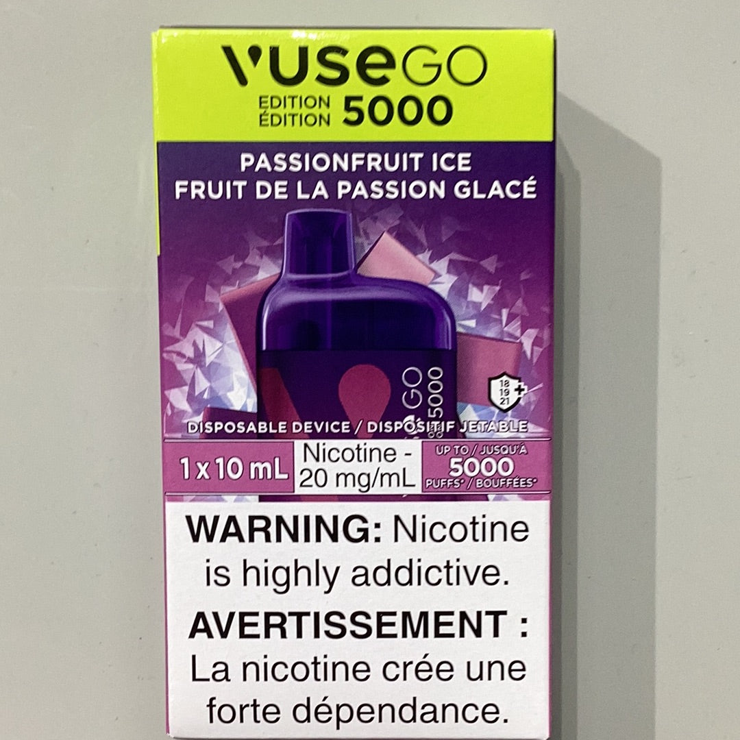 Vuse GO 5000 Passionfruit Ice 10ml/20mg