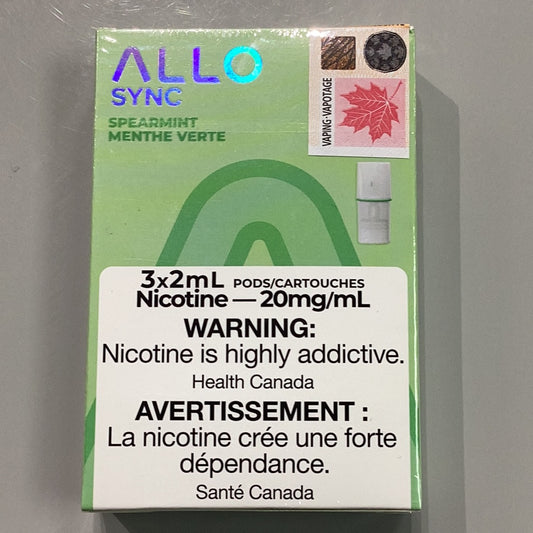 Allo Sync Spearmint Pod (3x20mg)