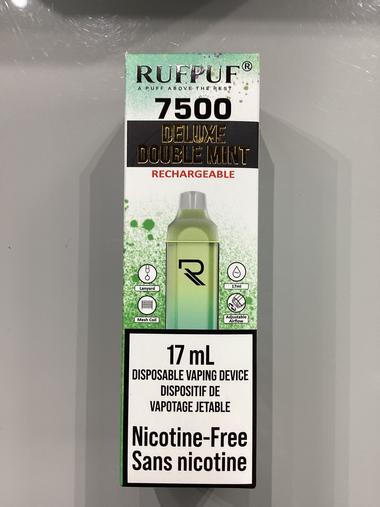 Rufpuf 7500 Deluxe Double Mint - Nic Free