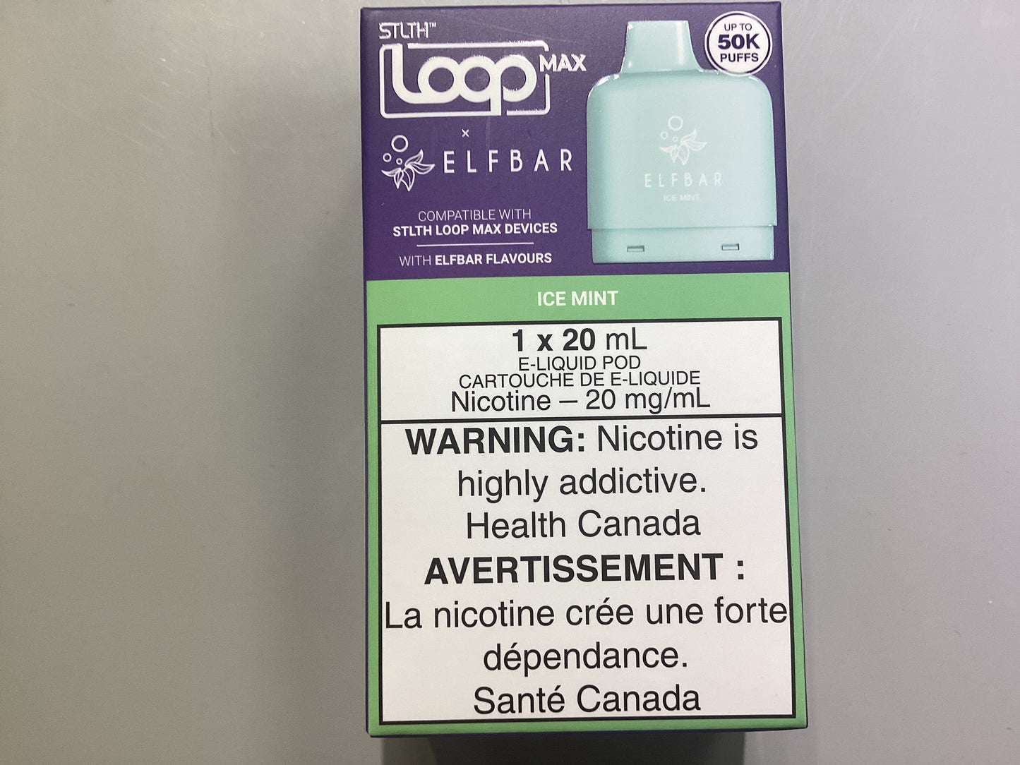 ELFBAR STLTH loop Ice Mint Pod