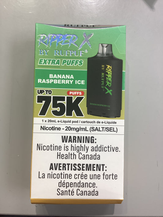 Ripper X 75 Banana Raspberry Ice Pod