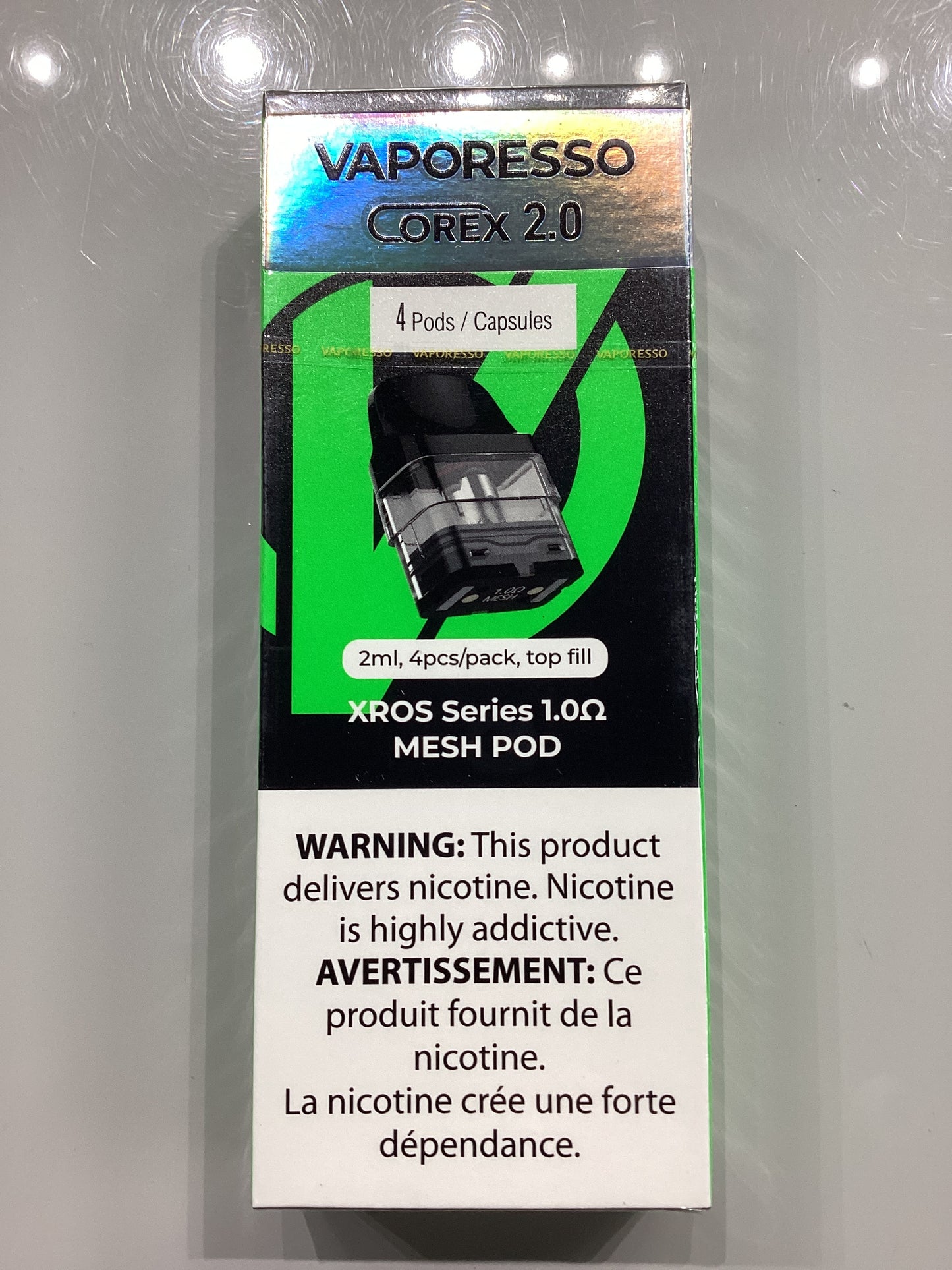 VAPORESSO Corex 2.0 XROS Series 2ml, 4pcs - 1 ohm Mesh pods